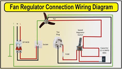 ceiling fan regulator connection diagram|Simple Ceiling Fan Regulator Circuit .